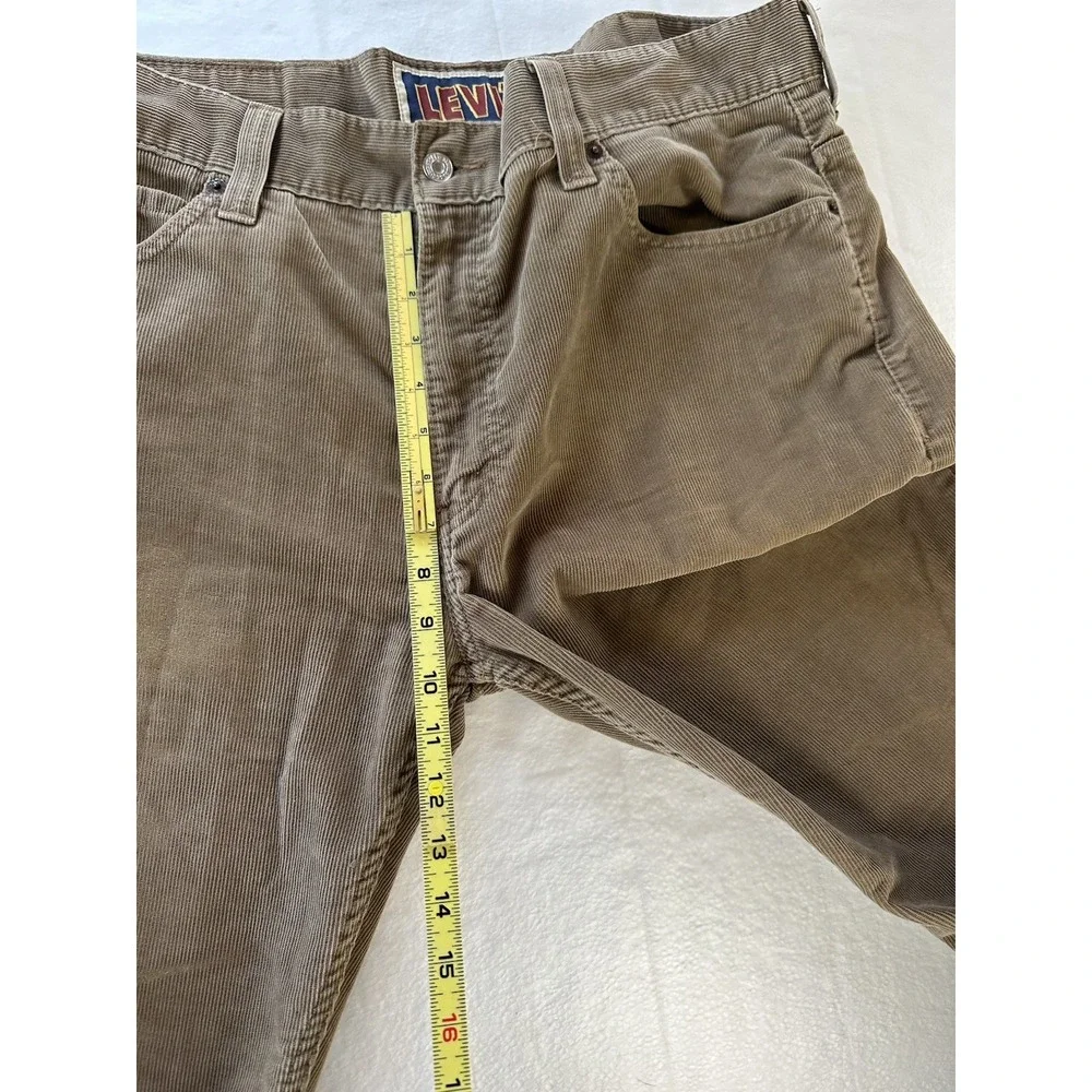 Levi 549 Low Loose Brown Corduroy 38x32 Baggy Skater Grunge Y2K